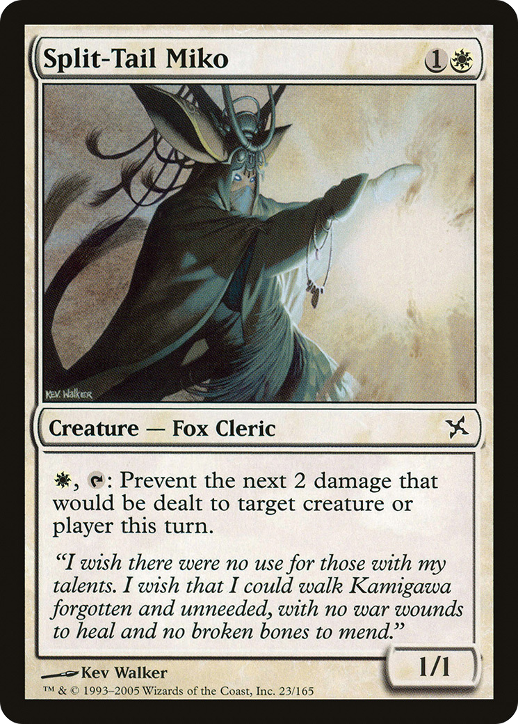 Split-Tail Miko [Betrayers of Kamigawa] | Grognard Games