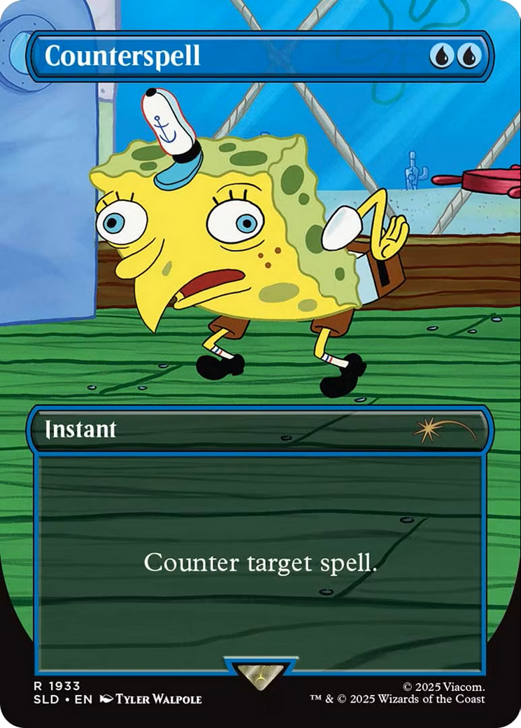 Counterspell (SLD-1933) - Secret Lair Drop (Borderless) Foil | Grognard Games