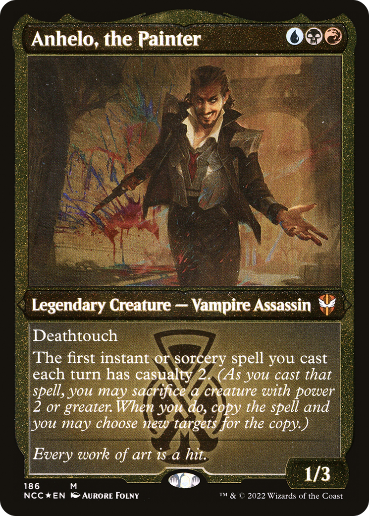 Anhelo, the Painter (Display Commander) - Thick Stock (NCC-186) - New Capenna Commander Foil | Grognard Games