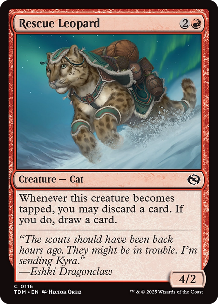 Rescue Leopard [Tarkir: Dragonstorm] | Grognard Games