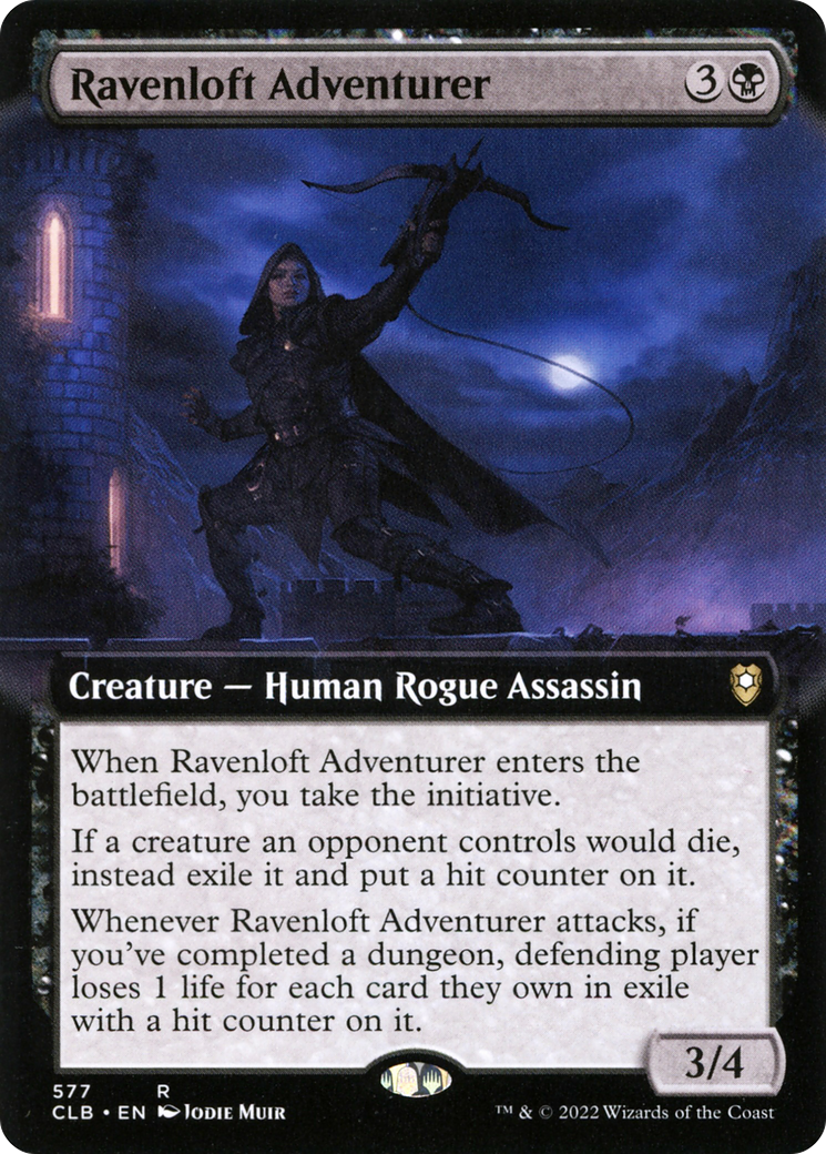 Ravenloft Adventurer (Extended Art) [Commander Legends: Battle for Baldur's Gate] | Grognard Games