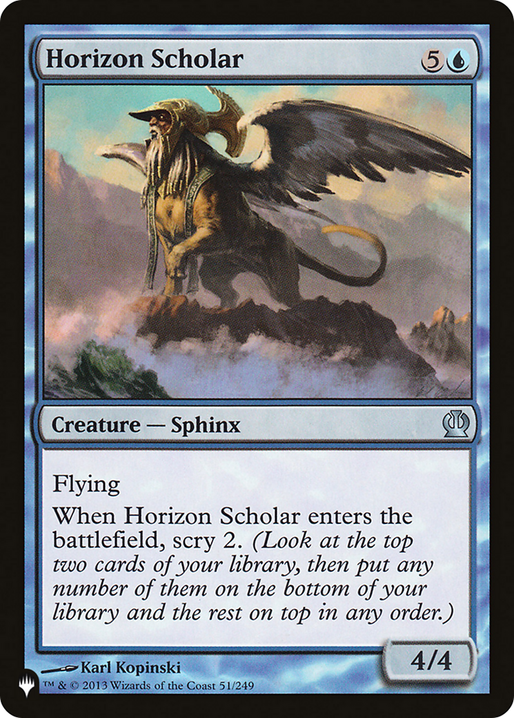 Horizon Scholar [The List] | Grognard Games