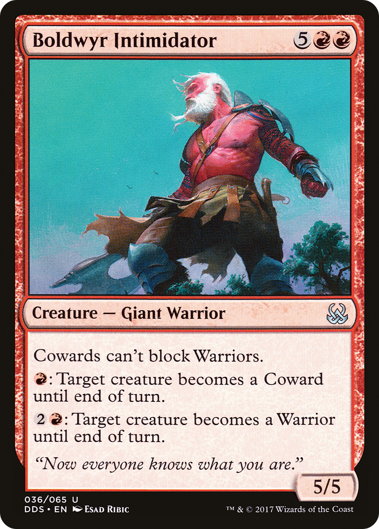 Boldwyr Intimidator [Duel Decks: Mind vs. Might] | Grognard Games