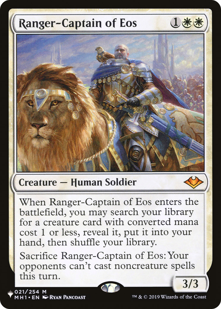 Ranger-Captain of Eos [The List] | Grognard Games