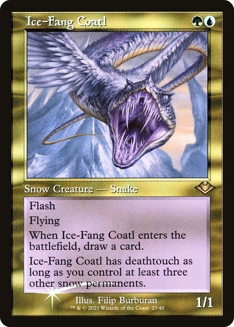 Ice-Fang Coatl (Retro) [Modern Horizons] | Grognard Games