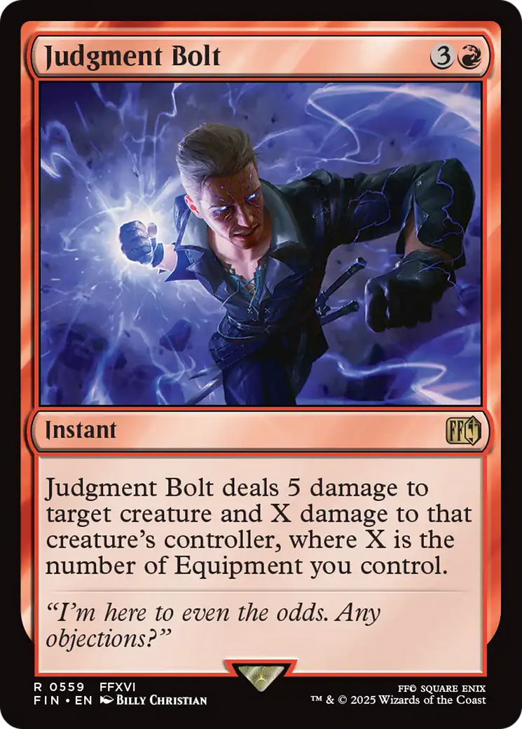 Judgment Bolt (FIN-559) - FINAL FANTASY | Grognard Games