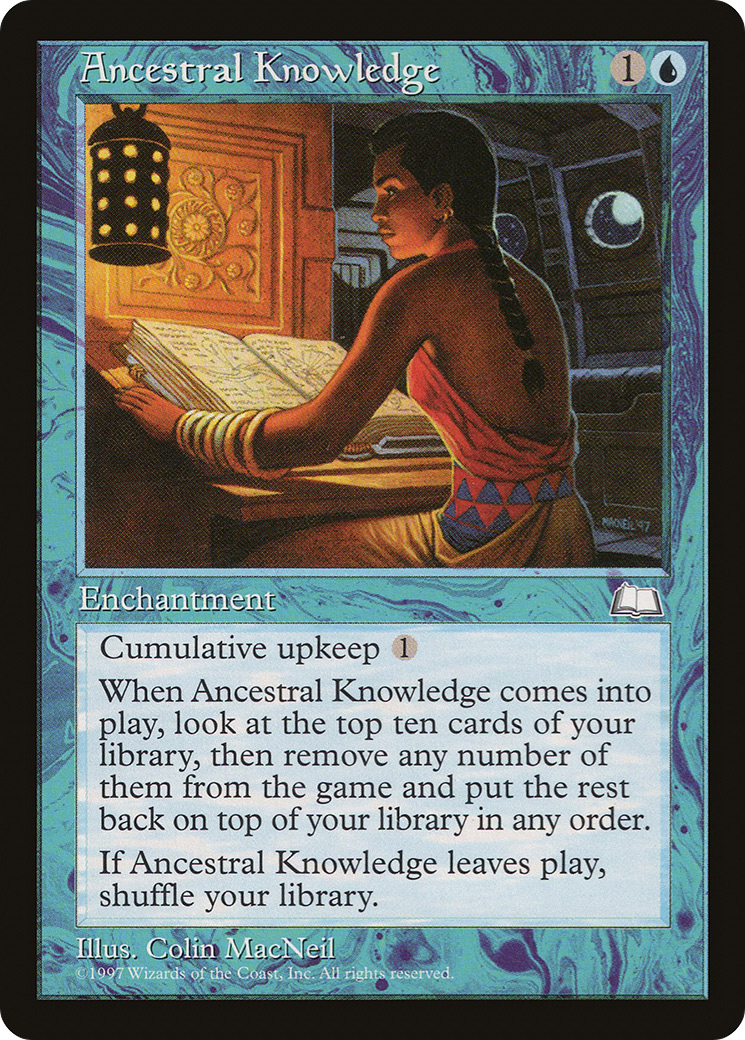 Ancestral Knowledge [Weatherlight] | Grognard Games