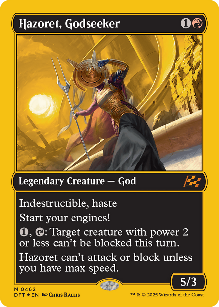 Hazoret, Godseeker (First-Place Foil) [Aetherdrift] | Grognard Games
