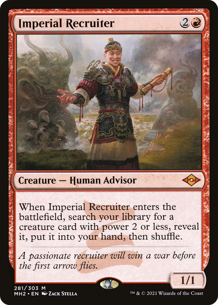 Imperial Recruiter (MH2-281) - Modern Horizons 2 Etched Foil | Grognard Games