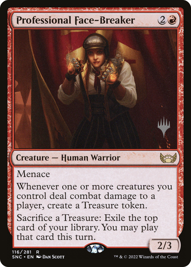 Professional Face-Breaker (Promo Pack) [Streets of New Capenna Promos] | Grognard Games