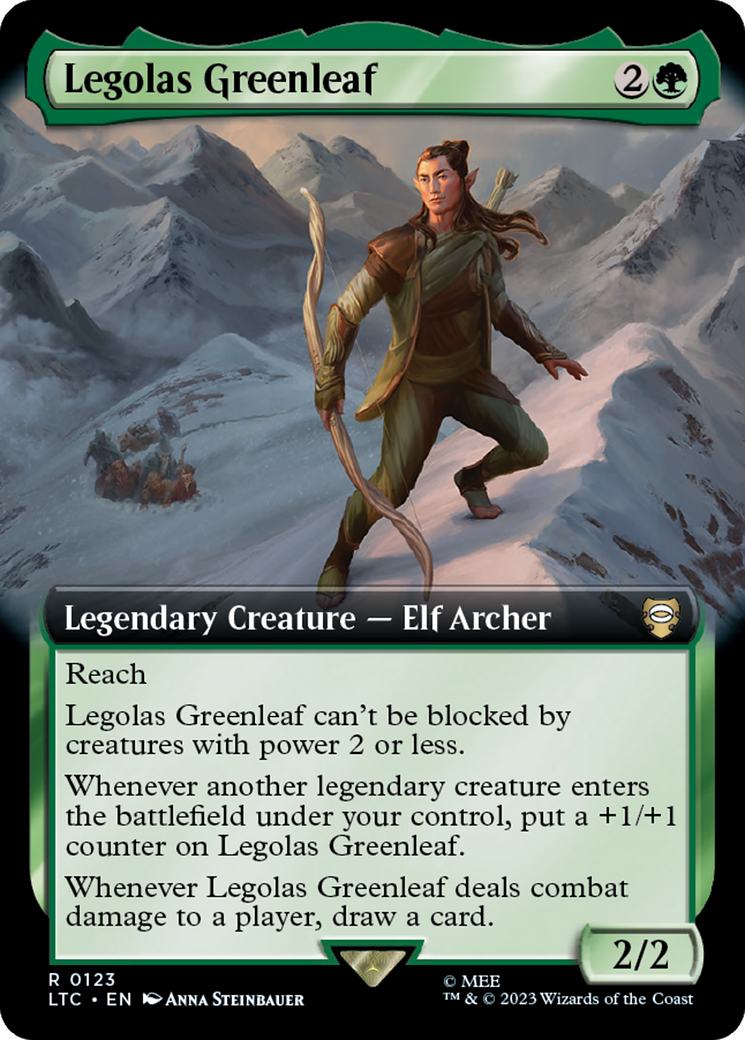 Legolas Greenleaf (Extended Art) [The Lord of the Rings: Tales of Middle-Earth Commander] | Grognard Games