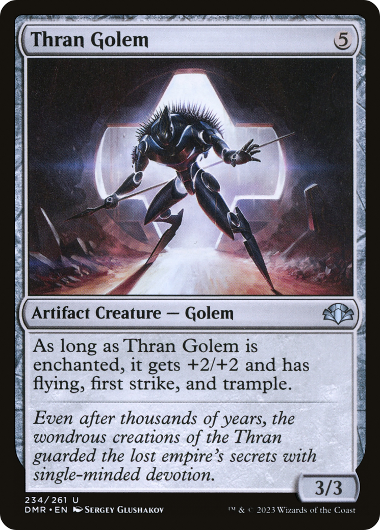 Thran Golem [Dominaria Remastered] | Grognard Games
