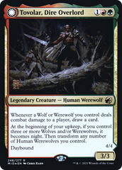 Tovolar, Dire Overlord // Tovolar, the Midnight Scourge [Innistrad: Midnight Hunt Prerelease Promos] | Grognard Games