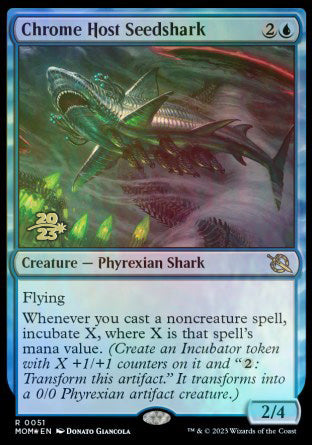 Chrome Host Seedshark [March of the Machine Prerelease Promos] | Grognard Games