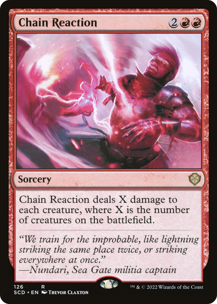 Chain Reaction [Starter Commander Decks] | Grognard Games