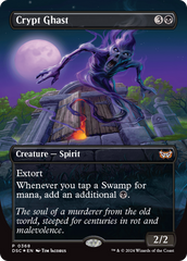 Crypt Ghast (Borderless) [Duskmourn: House of Horror Commander] | Grognard Games