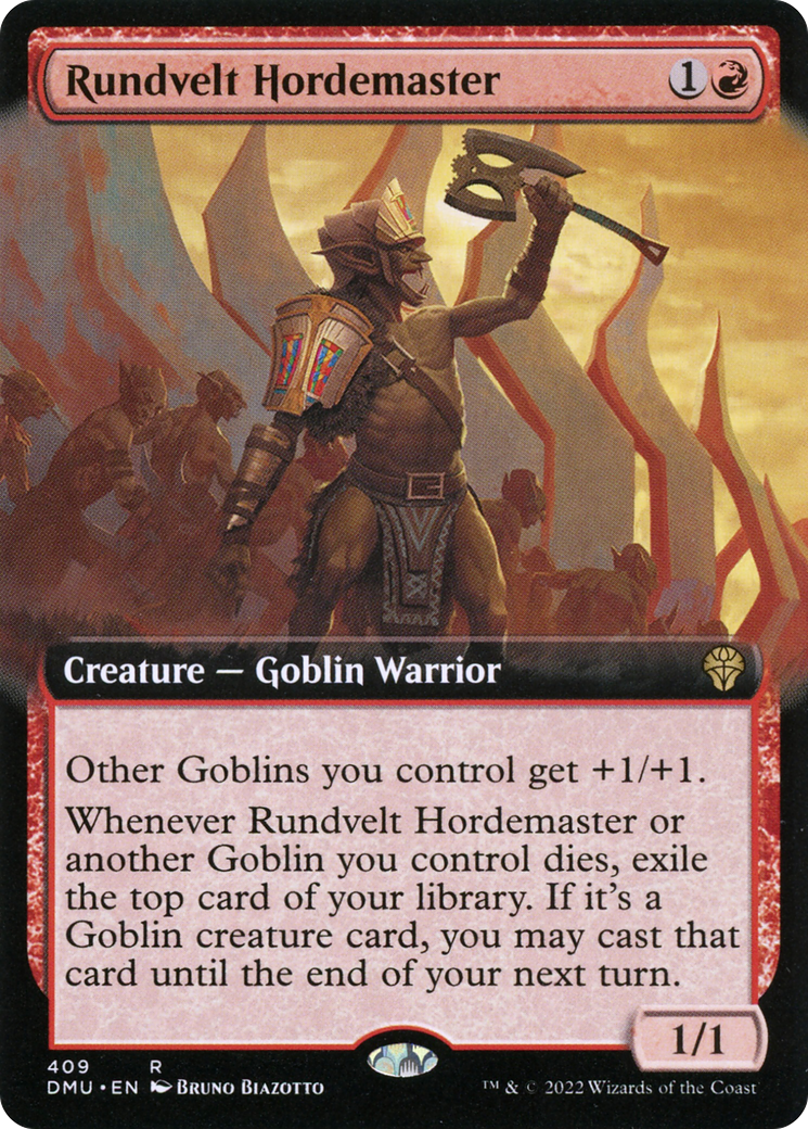 Rundvelt Hordemaster (Extended Art) [Dominaria United] | Grognard Games