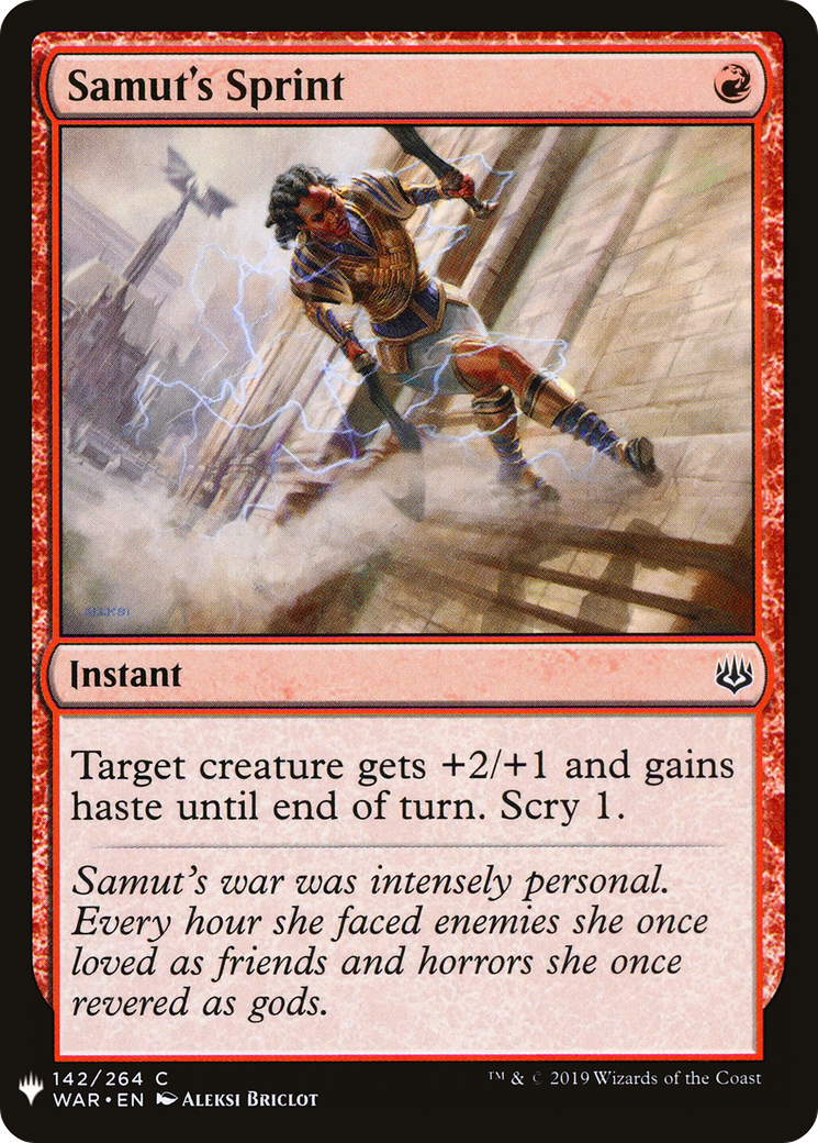Samut's Sprint [Mystery Booster] | Grognard Games