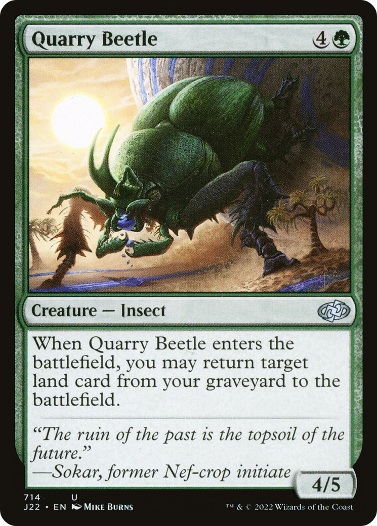 Quarry Beetle [Jumpstart 2022] | Grognard Games