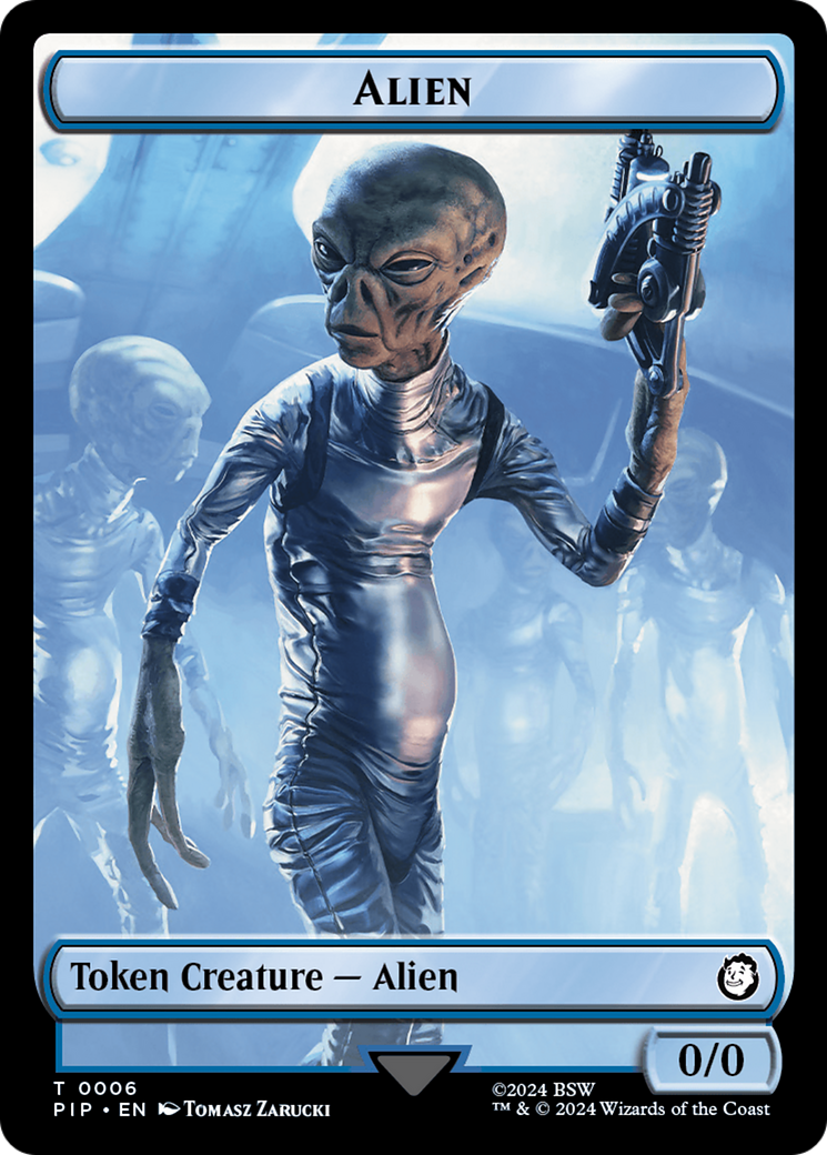 Treasure (0019) // Alien Double-Sided Token [Fallout Tokens] | Grognard Games