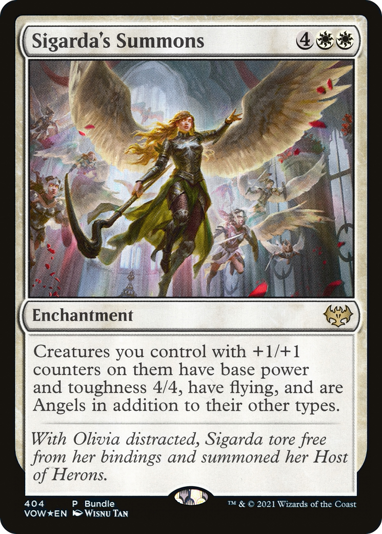 Sigarda's Summons (Bundle) [Innistrad: Crimson Vow] | Grognard Games