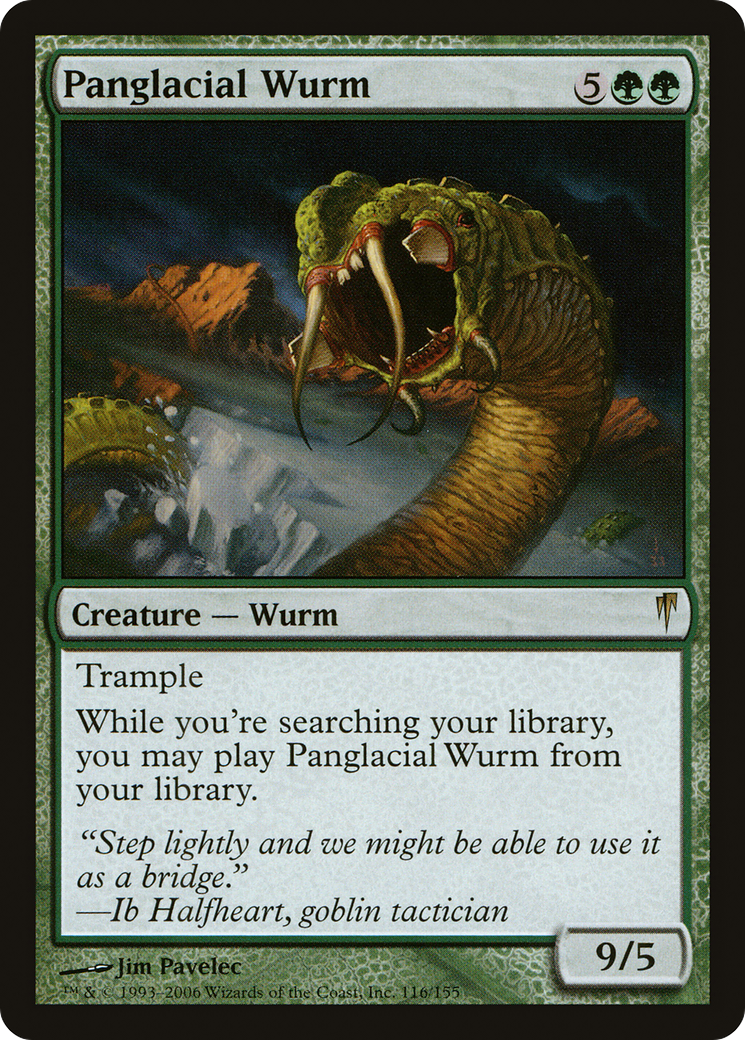 Panglacial Wurm [Coldsnap] | Grognard Games