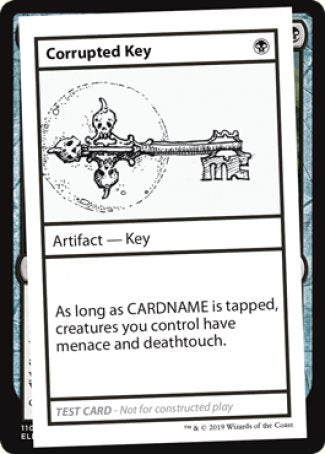 Corrupted Key (2021 Edition) [Mystery Booster Playtest Cards] | Grognard Games