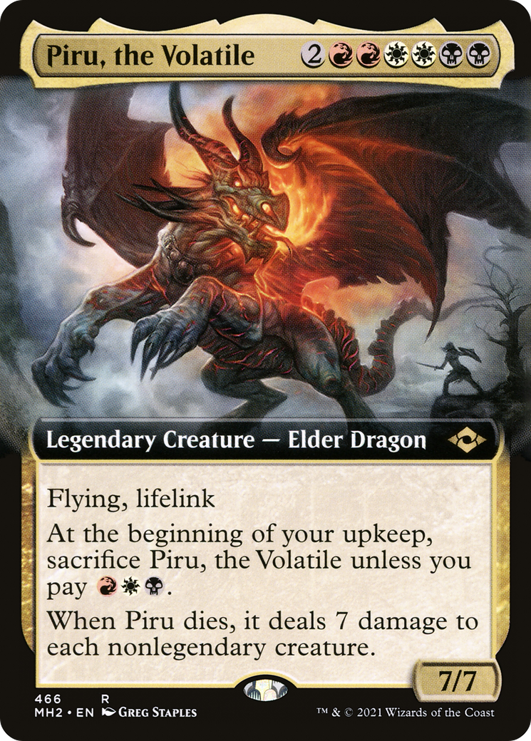 Piru, the Volatile (Extended Art) [Modern Horizons 2] | Grognard Games