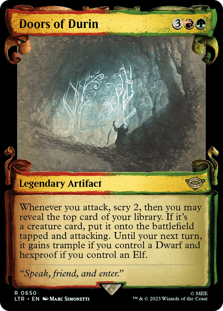 Doors of Durin [The Lord of the Rings: Tales of Middle-Earth Showcase Scrolls] | Grognard Games