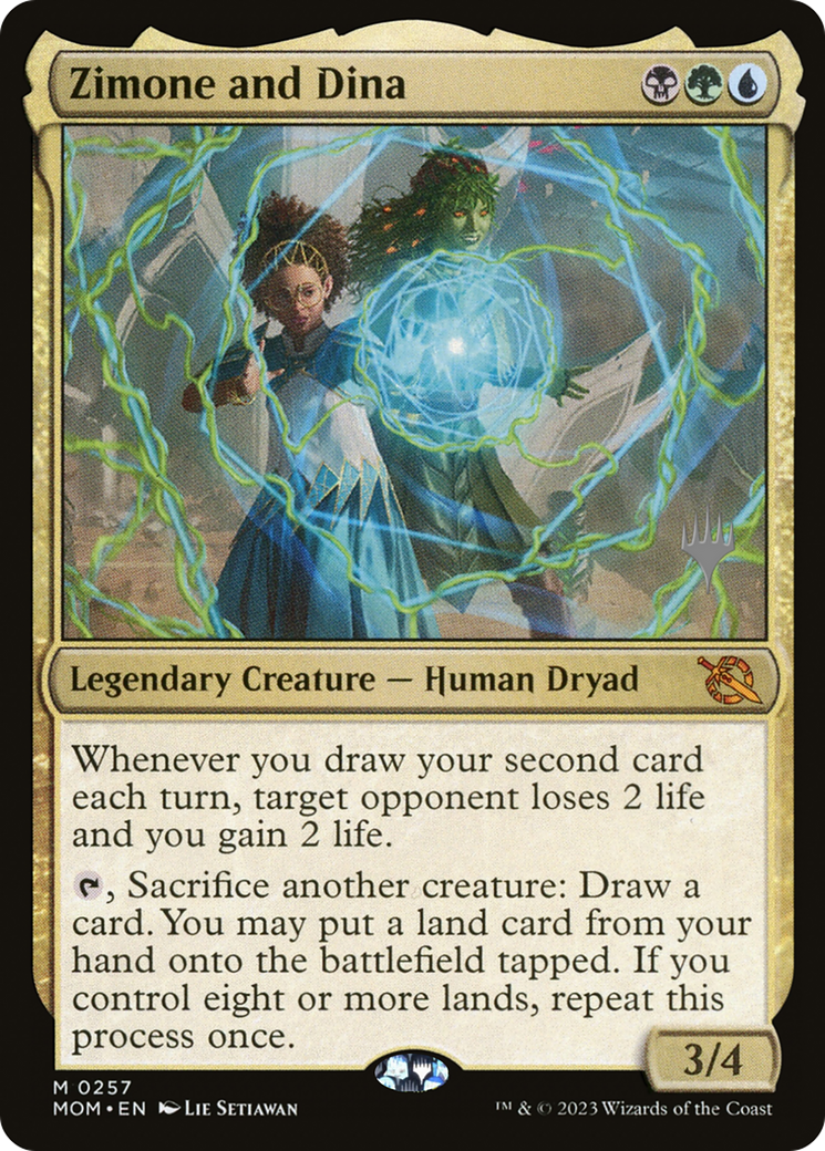 Zimone and Dina (Promo Pack) [March of the Machine Promos] | Grognard Games