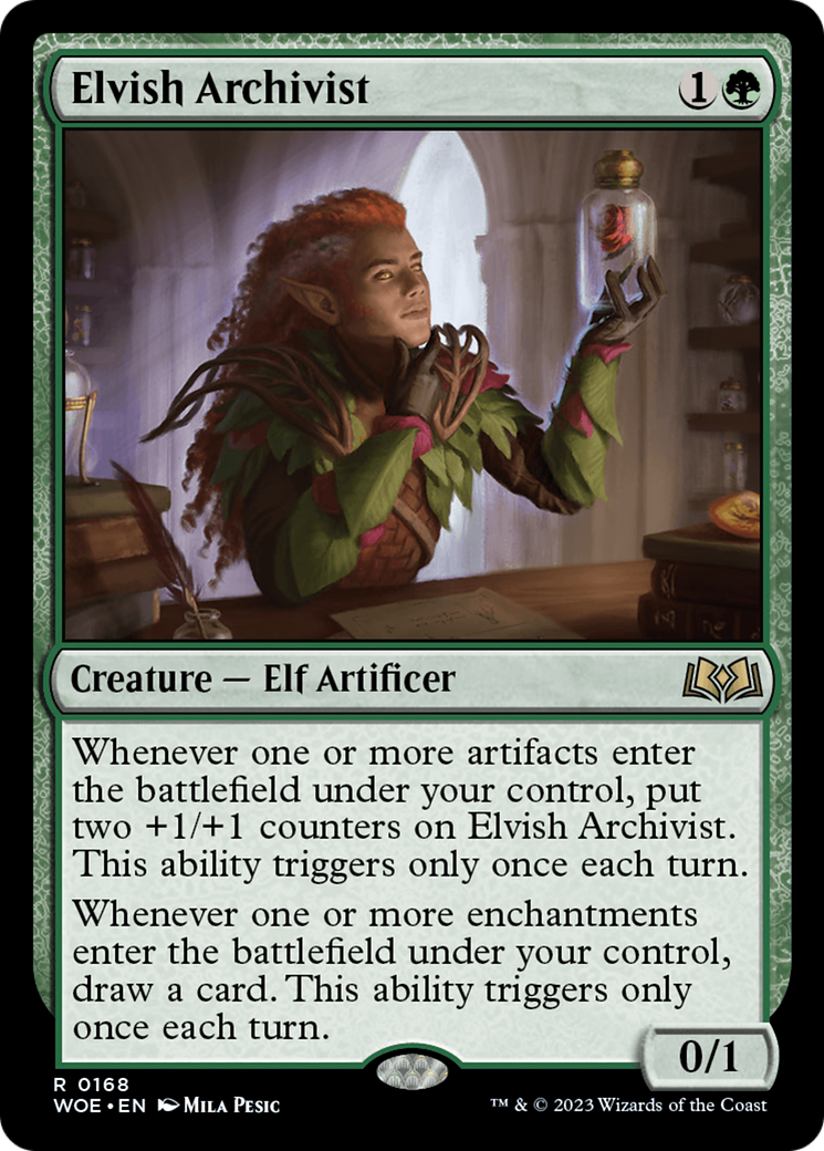 Elvish Archivist [Wilds of Eldraine] | Grognard Games