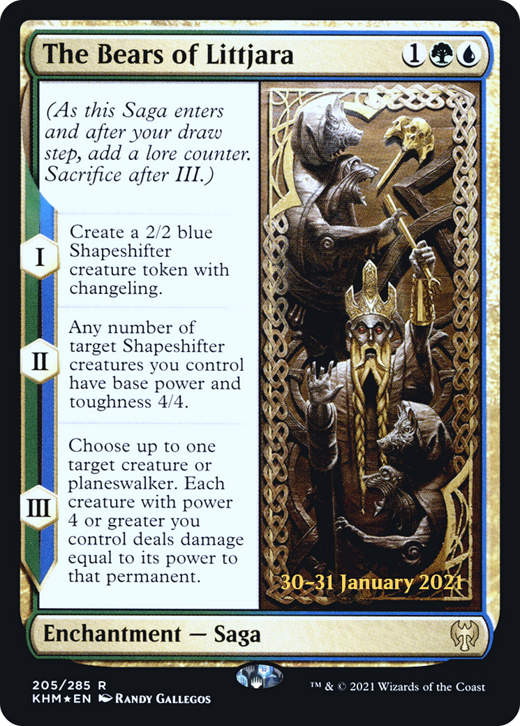 The Bears of Littjara [Kaldheim Prerelease Promos] | Grognard Games