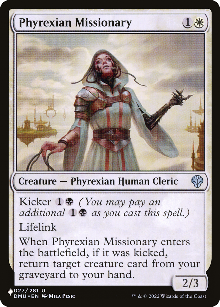 Phyrexian Missionary [The List Reprints] | Grognard Games