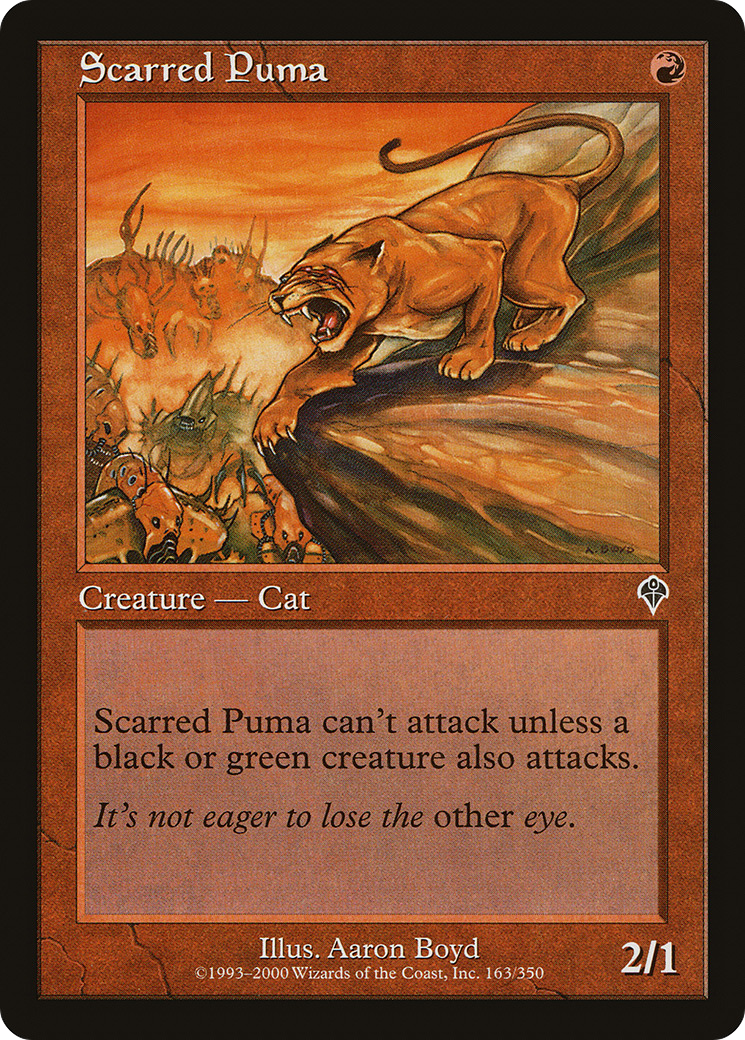 Scarred Puma [Invasion] | Grognard Games