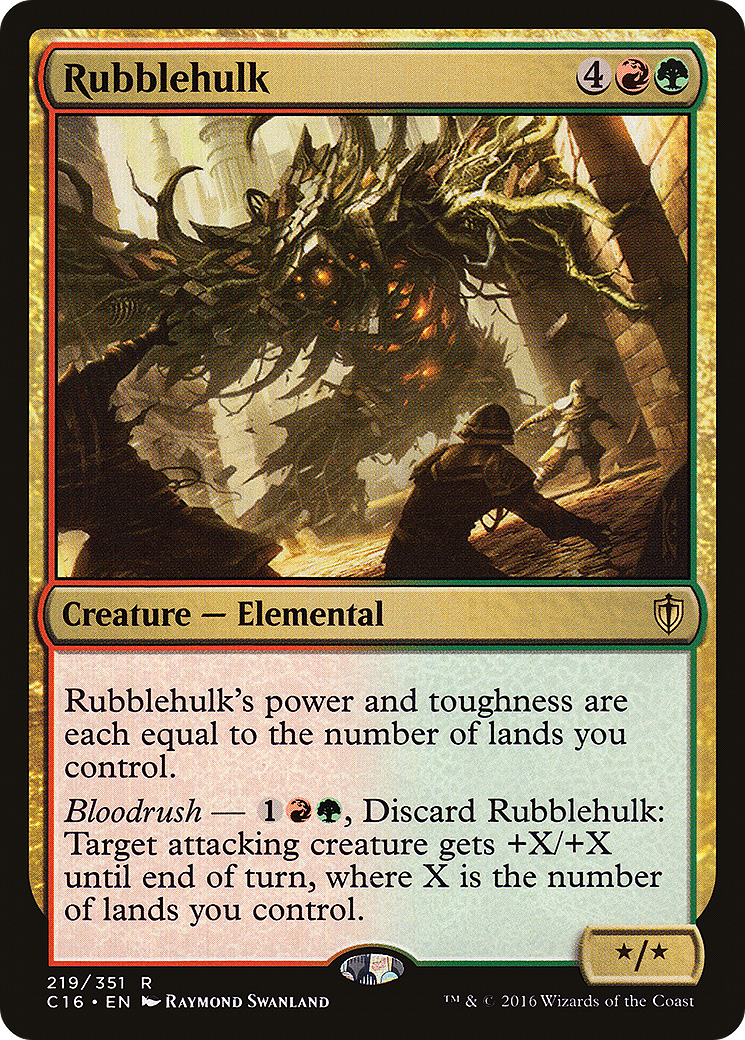 Rubblehulk [Commander 2016] | Grognard Games