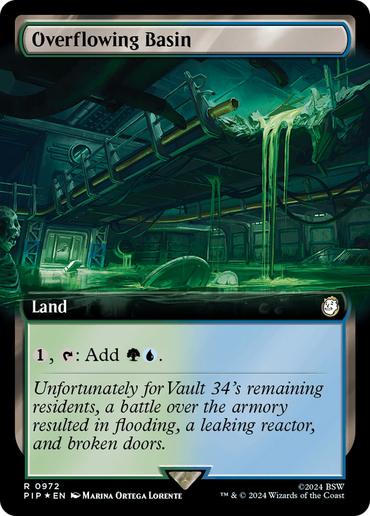 Overflowing Basin (Extended Art) (Surge Foil) [Fallout] | Grognard Games