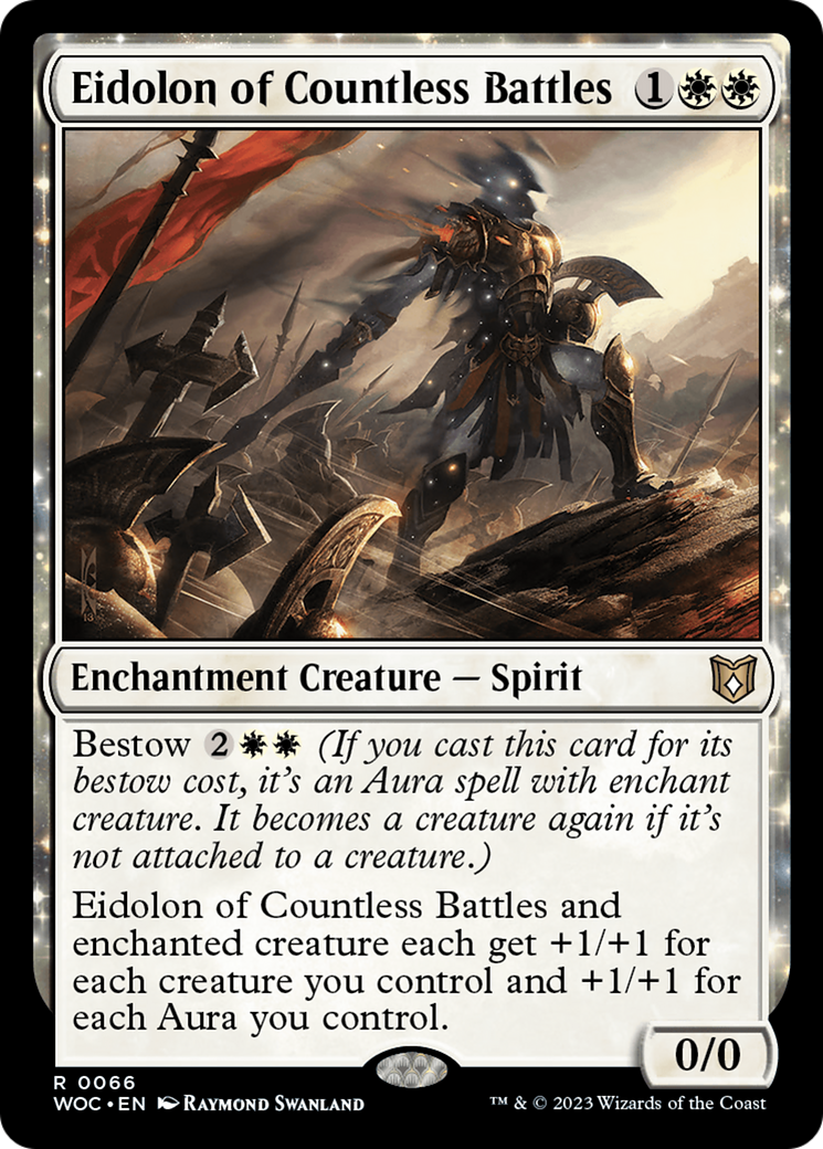 Eidolon of Countless Battles [Wilds of Eldraine Commander] | Grognard Games