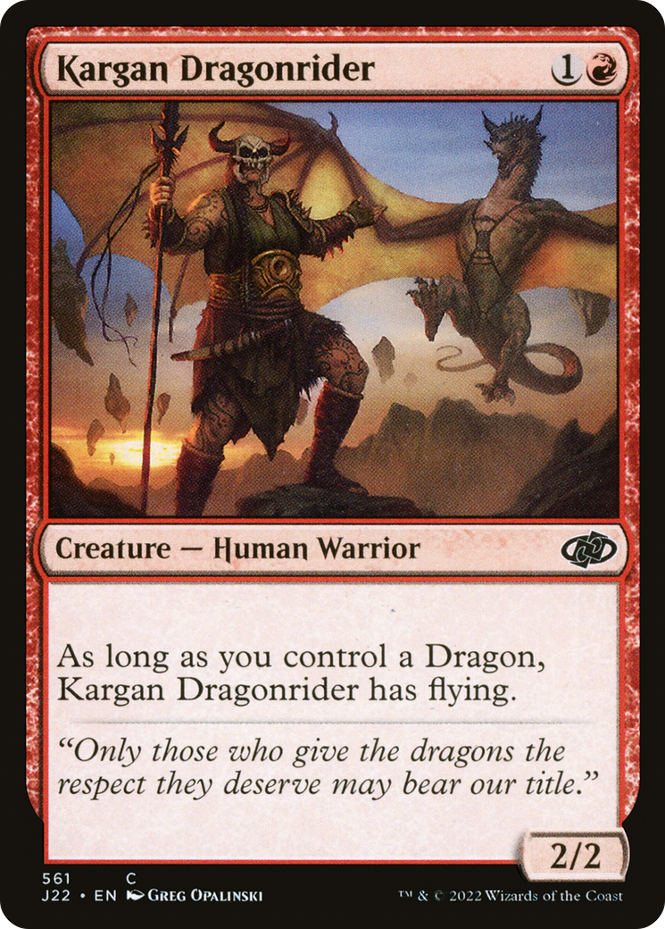Kargan Dragonrider [Jumpstart 2022] | Grognard Games