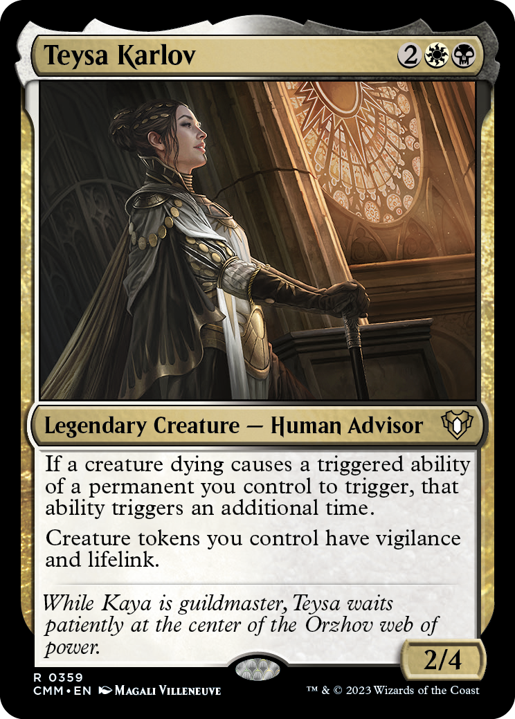 Teysa Karlov [Commander Masters] | Grognard Games