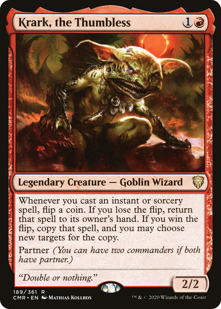 Krark, the Thumbless [Commander Legends] | Grognard Games