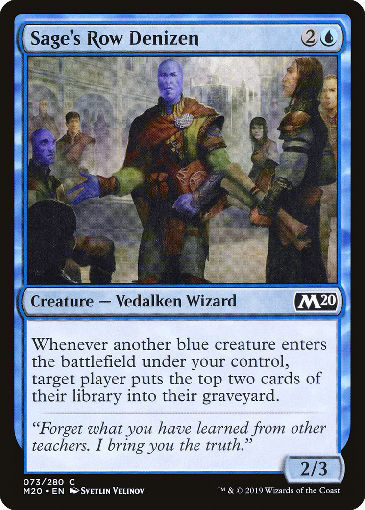 Sage's Row Denizen [Core Set 2020] | Grognard Games