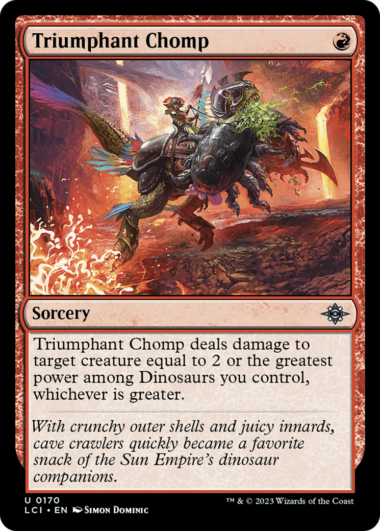 Triumphant Chomp [The Lost Caverns of Ixalan] | Grognard Games