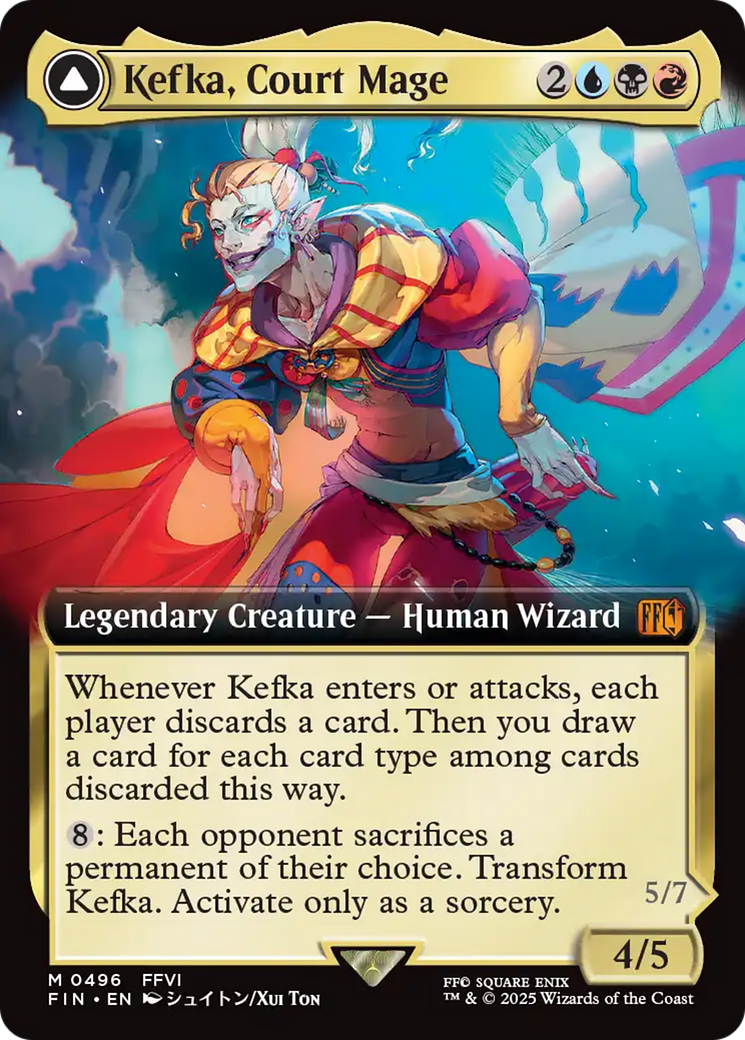 Kefka, Court Magem (Extended Art) (FIN-496) - FINAL FANTASY | Grognard Games