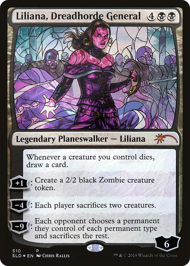 Liliana, Dreadhorde General (Stained Glass) [Secret Lair Drop Promos] | Grognard Games