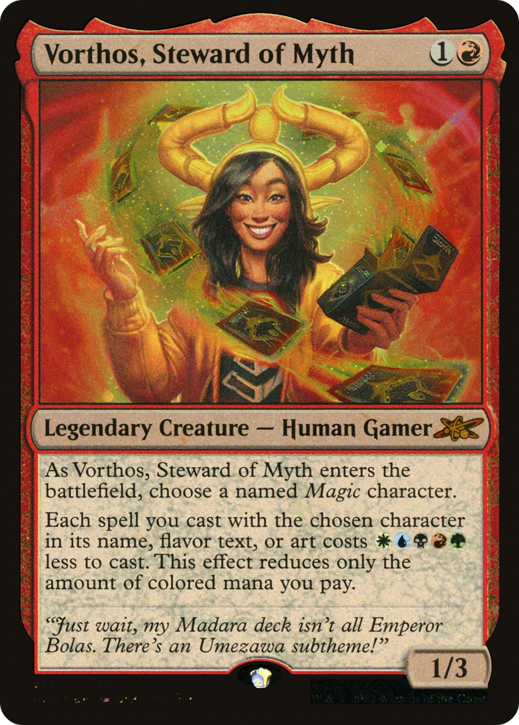 Vorthos, Steward of Myth (Galaxy Foil) [Unfinity] | Grognard Games