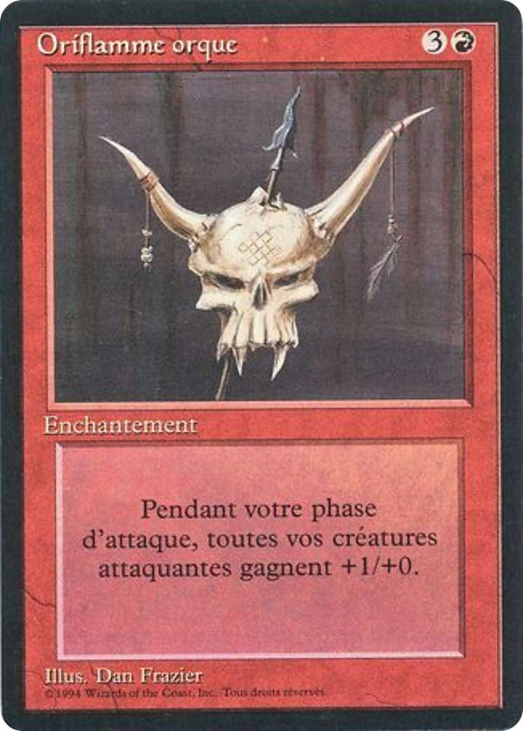 Orcish Oriflamme [Foreign Black Border] | Grognard Games