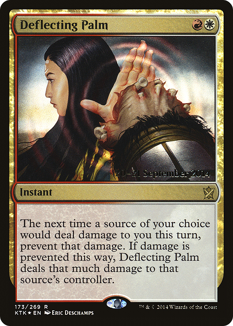 Deflecting Palm  [Khans of Tarkir Prerelease Promos] | Grognard Games