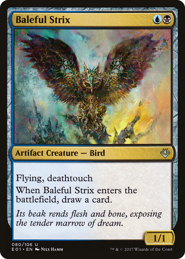 Baleful Strix [Archenemy: Nicol Bolas] | Grognard Games