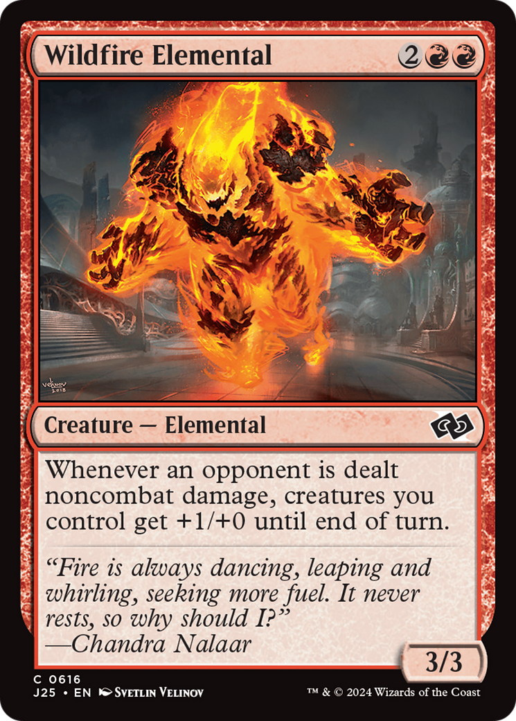 Wildfire Elemental [Foundations Jumpstart] | Grognard Games