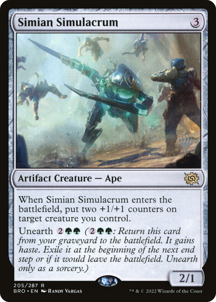 Simian Simulacrum (Promo Pack) [The Brothers' War Promos] | Grognard Games